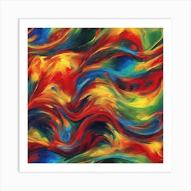 Abstract Art, Rembrandt Style Art Print