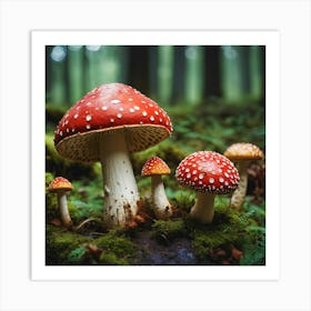 Ai Amanita Muscaria 011102 Art Print