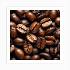 Coffee Beans Background 1 Art Print