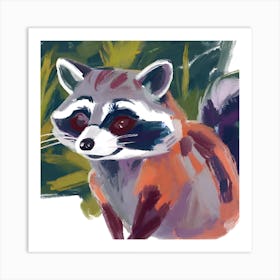 Raccoon 10 Art Print