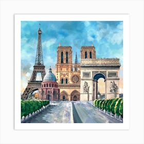 Paris Eiffel Tower 31 Art Print