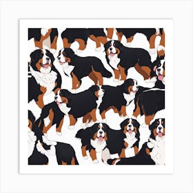 Bernese Mountain Dog Art Print