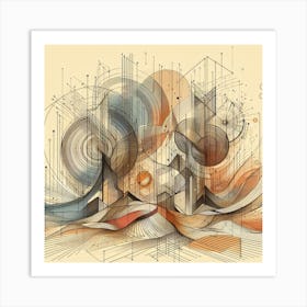 Abstract Painting 18 Art Print