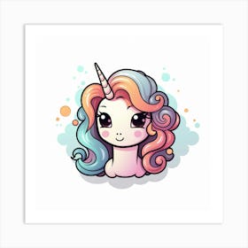 Cute Unicorn 334 Art Print