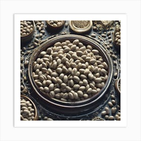 Legumes As A Logo Haze Ultra Detailed Film Photography Light Leaks Larry Bud Melman Trending O (3) Art Print