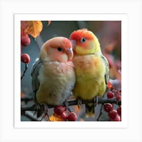 Lovebirds 20 Art Print