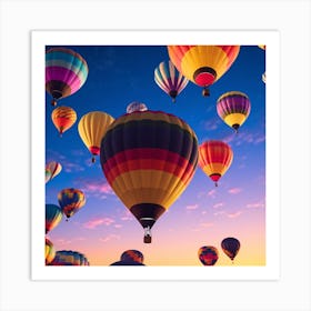 Hot Air Balloons 4 Art Print