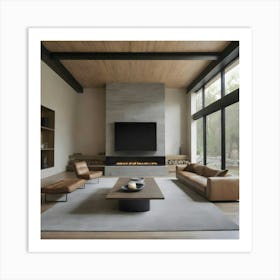 Modern Living Room 18 Art Print