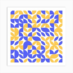 Abstract Geometric Pattern 11 Art Print