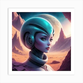 Cosmic Traveller 1 Art Print