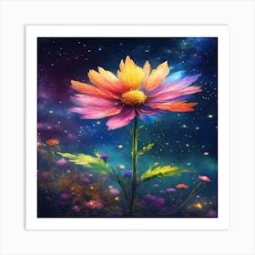 Colorful Flower Art Print