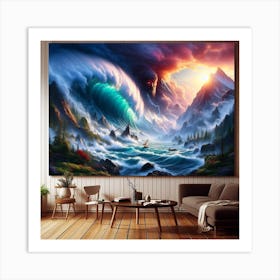 Ocean Wave Art Print