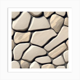 Stone Wall 66 Art Print