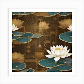 Water Lilies 3 Art Print