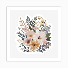 Bouquet Of Flowers 20 Art Print