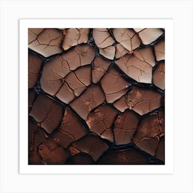 Cracked Surface 2 Art Print