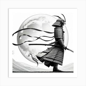 Samurai Art 43 Art Print