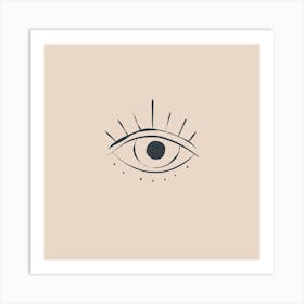 Evil eye Art Print