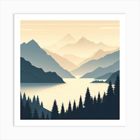 The Silent Lake Art Print