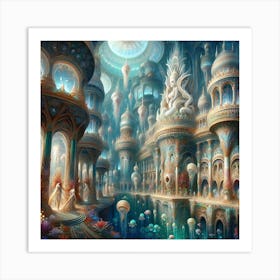 Fantasy City 1 Art Print