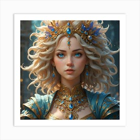 The Radiant Queen Of Elysium Art Print