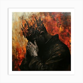 'The King Of Fire' Art Print