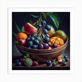 Fruit Bowl Art Print