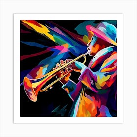 Jazz Musician 95 Art Print