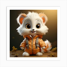 Baby Fox 4 Art Print