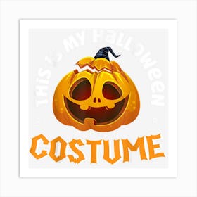 This Is My 1st Halloween Costume Happy Pumpkin Art Print