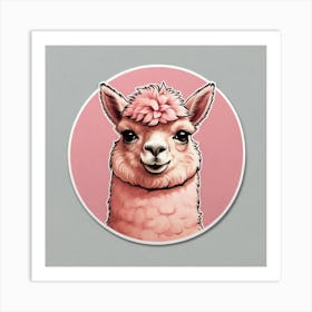 Llama 1 Art Print