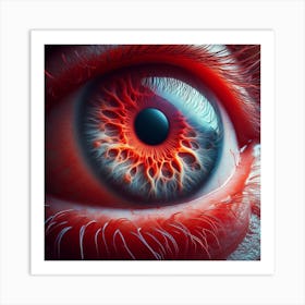 Red Eye Art Print