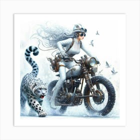 Steampunk Girl 18 Art Print