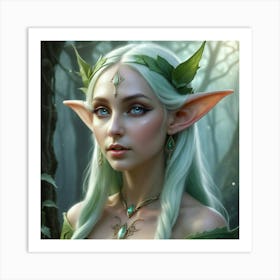 Elf Girl 4 Art Print