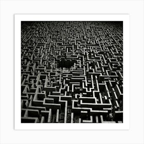 Maze 8 Art Print