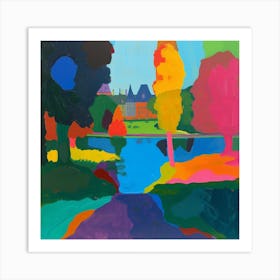 Colourful Gardens Luxembourg Gardens France 2 Art Print