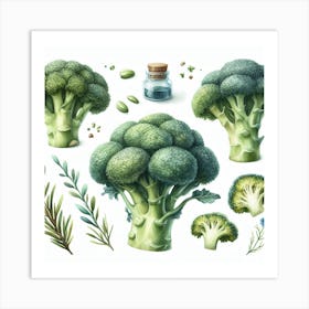 Broccoli 2 Art Print