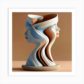 Woman'S Head Art Print