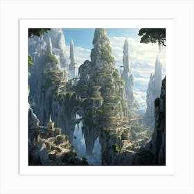 Fantasy City 14 Art Print