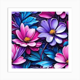 Flower Painting 2 Art Print