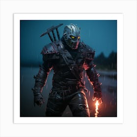 Dark Knight predator jason voorhees Art Print