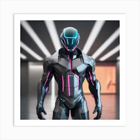 Futuristic Man 51 Art Print