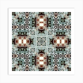 Modern Art The Pattern Is Symmetrical 1 Art Print