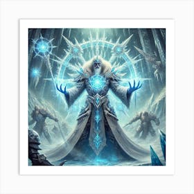 Elder Glacius Ice Elementalism Art Print