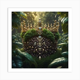 Crown Of Coffee Beans Art Print