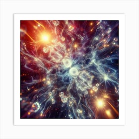 Abstract Fractal Galaxy Art Print