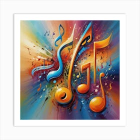 Music Notes 2 Art Print