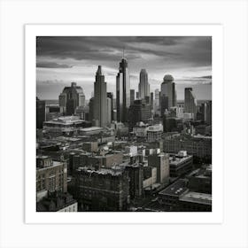 Philadelphia Skyline Art Print