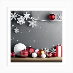 Christmas Decorations 4 Art Print