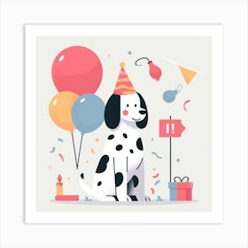 Dalmation Dog Art Print